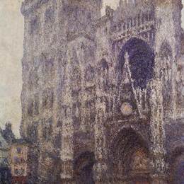 克劳德·莫奈(Claude Monet)高清作品:Rouen Cathedral, The Portal and the Tour dAlbene, G