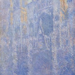《鲁昂大教堂，门户，晨雾》克劳德·莫奈(Claude Monet)高清作品欣赏