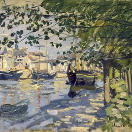 《鲁昂塞纳河》克劳德·莫奈(Claude Monet)高清作品欣赏