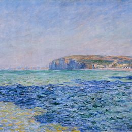 克劳德·莫奈(Claude Monet)高清作品:Shadows on the Sea at Pourville