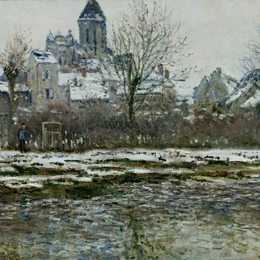 《中岛幸惠的维修尔教堂》克劳德·莫奈(Claude Monet)高清作品欣赏