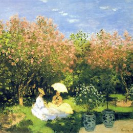 《花园》克劳德·莫奈(Claude Monet)高清作品欣赏