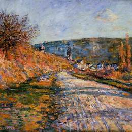 《维修尔之路》克劳德·莫奈(Claude Monet)高清作品欣赏