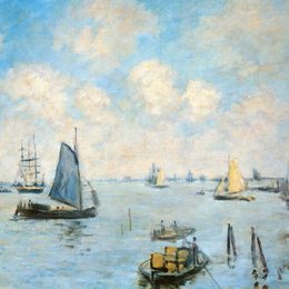 《阿姆斯特丹海》克劳德·莫奈(Claude Monet)高清作品欣赏