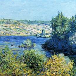 克劳德·莫奈(Claude Monet)高清作品:The Seine at Vetheuil