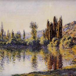 克劳德·莫奈(Claude Monet)高清作品:The Seine at Vetheuil