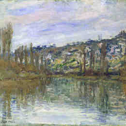 克劳德·莫奈(Claude Monet)高清作品:The Seine near Vetheuil