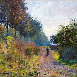 《庇护之路》克劳德·莫奈(Claude Monet)高清作品欣赏