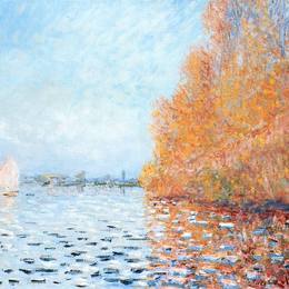 《阿让特伊塞纳河》克劳德·莫奈(Claude Monet)高清作品欣赏