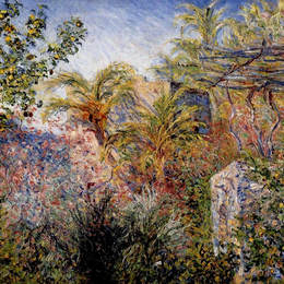 克劳德·莫奈(Claude Monet)高清作品:The Valley of Sasso, Bordighera