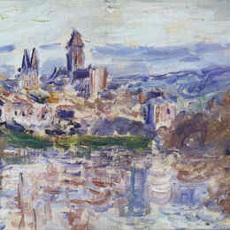 克劳德·莫奈(Claude Monet)高清作品:The Village of V&amp;ampétheuil