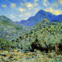 克劳德·莫奈(Claude Monet)高清作品:Valley Bouna near Bordighera