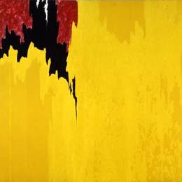 《无题》克莱佛·史提(Clyfford Still)高清作品欣赏