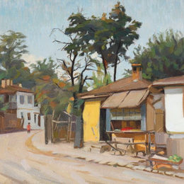 康斯坦丁阿塔奇诺(Constantin Artachino)高清作品:Street in Turtucaia