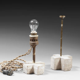 《两盏灯》康斯坦丁·布朗库西(Constantin Brancusi)高清作品欣赏
