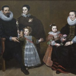 《家庭肖像》科内利斯·德·沃斯(Cornelis de Vos)高清作品欣赏