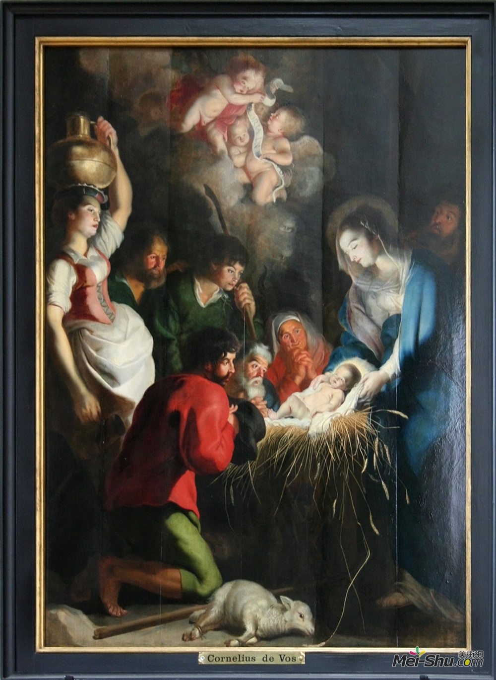 耶稣的诞生科内利斯德沃斯cornelisdevos高清作品欣赏