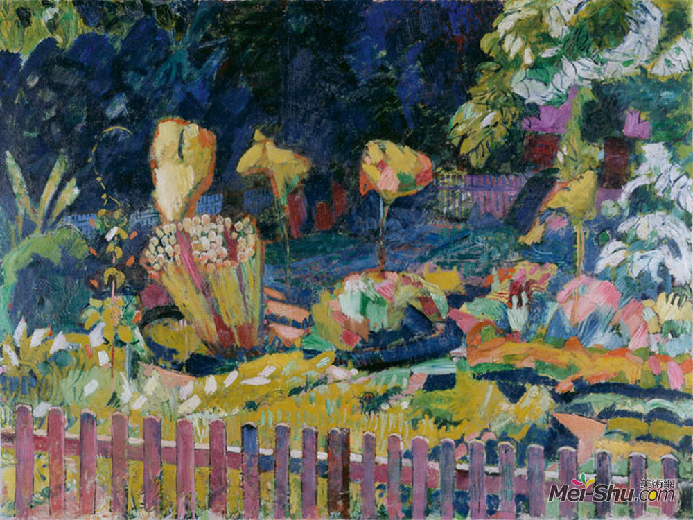 《鲍恩加滕》库诺 阿米耶(cuno amiet)高清作品欣赏