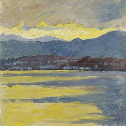 库诺 · 阿米耶(Cuno Amiet)高清作品:F&amp;amp?hnstimmung (Z&amp;ampürichsee)