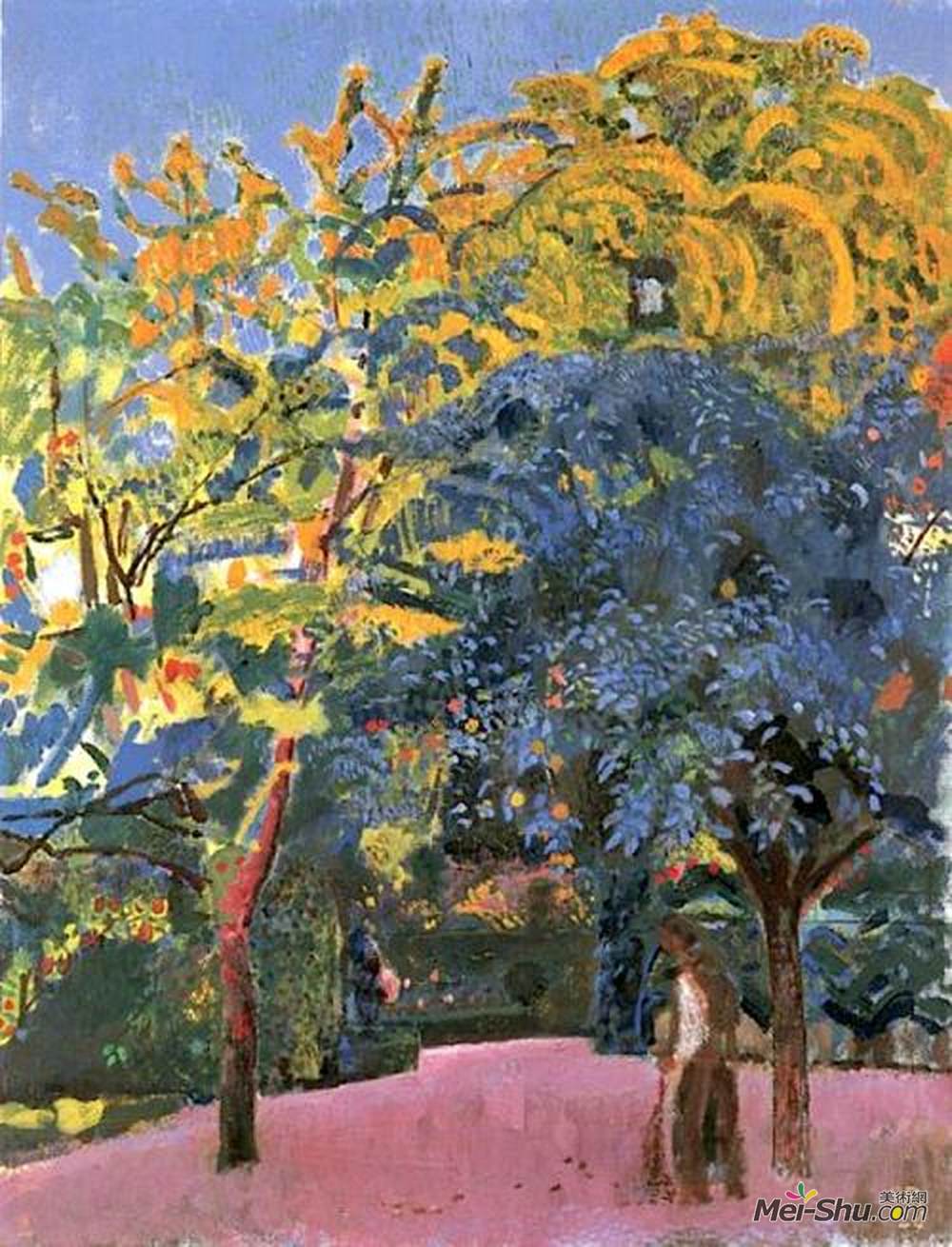 库诺 阿米耶(cuno amiet)高清作品《春日》