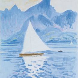 库诺 · 阿米耶(Cuno Amiet)高清作品:Thunersee mit Stockhornkette