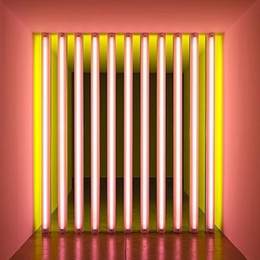 丹弗拉文(Dan Flavin)高清作品:Untitled (to Barry Mike Chuck and Leonard)