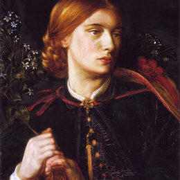 但丁·加布里埃尔·罗赛蒂(Dante Gabriel Rossetti)高清作品:Portrait of Maria Leathart