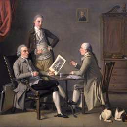 戴维·阿伦(David Allan)高清作品:The Connoisseurs. John Caw, John Bonar and James Bruce