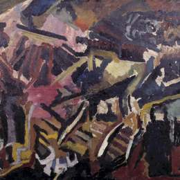 《炸弹仓库》大卫·邦勃格(David Bomberg)高清作品欣赏