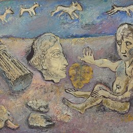《保护叶》戴维·伯克(David Burliuk)高清作品欣赏