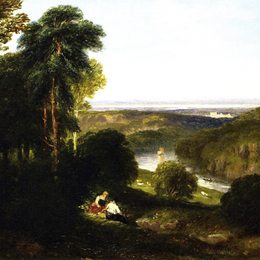 戴维·考克斯(David Cox)高清作品:The Wyndcliff, River Wye