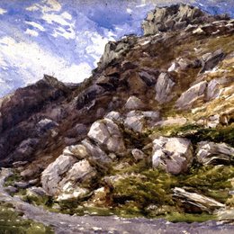 戴维·考克斯(David Cox)高清作品:View near Bettws-y-Coed