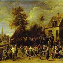 《乡村庆典》戴维·特尼耶(David Teniers the Younger)高清作品欣赏