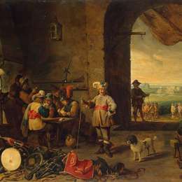 《警卫室》戴维·特尼耶(David Teniers the Younger)高清作品欣赏