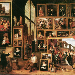 《布鲁塞尔大公利奥波德画廊》戴维·特尼耶(David Teniers the Younger)高清作品欣赏