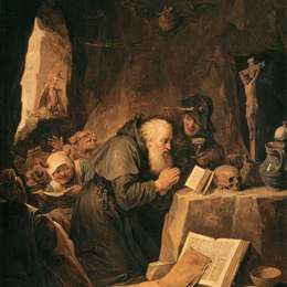 《圣·安东尼的诱惑》戴维·特尼耶(David Teniers the Younger)高清作品欣赏