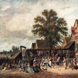 《乡村盛宴》戴维·特尼耶(David Teniers the Younger)高清作品欣赏