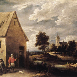 《乡村风光》戴维·特尼耶(David Teniers the Younger)高清作品欣赏
