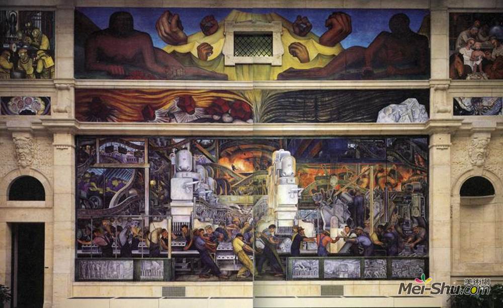 迭戈·里维拉(diego rivera)高清作品欣赏更多墨西哥艺术家更多壁画