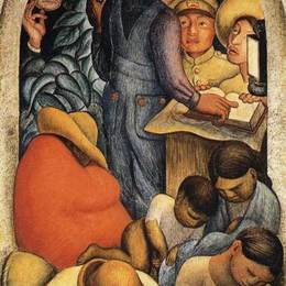 《穷人的夜晚》迭戈·里维拉(Diego Rivera)高清作品欣赏