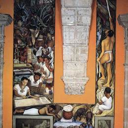 《造纸工人》迭戈·里维拉(Diego Rivera)高清作品欣赏