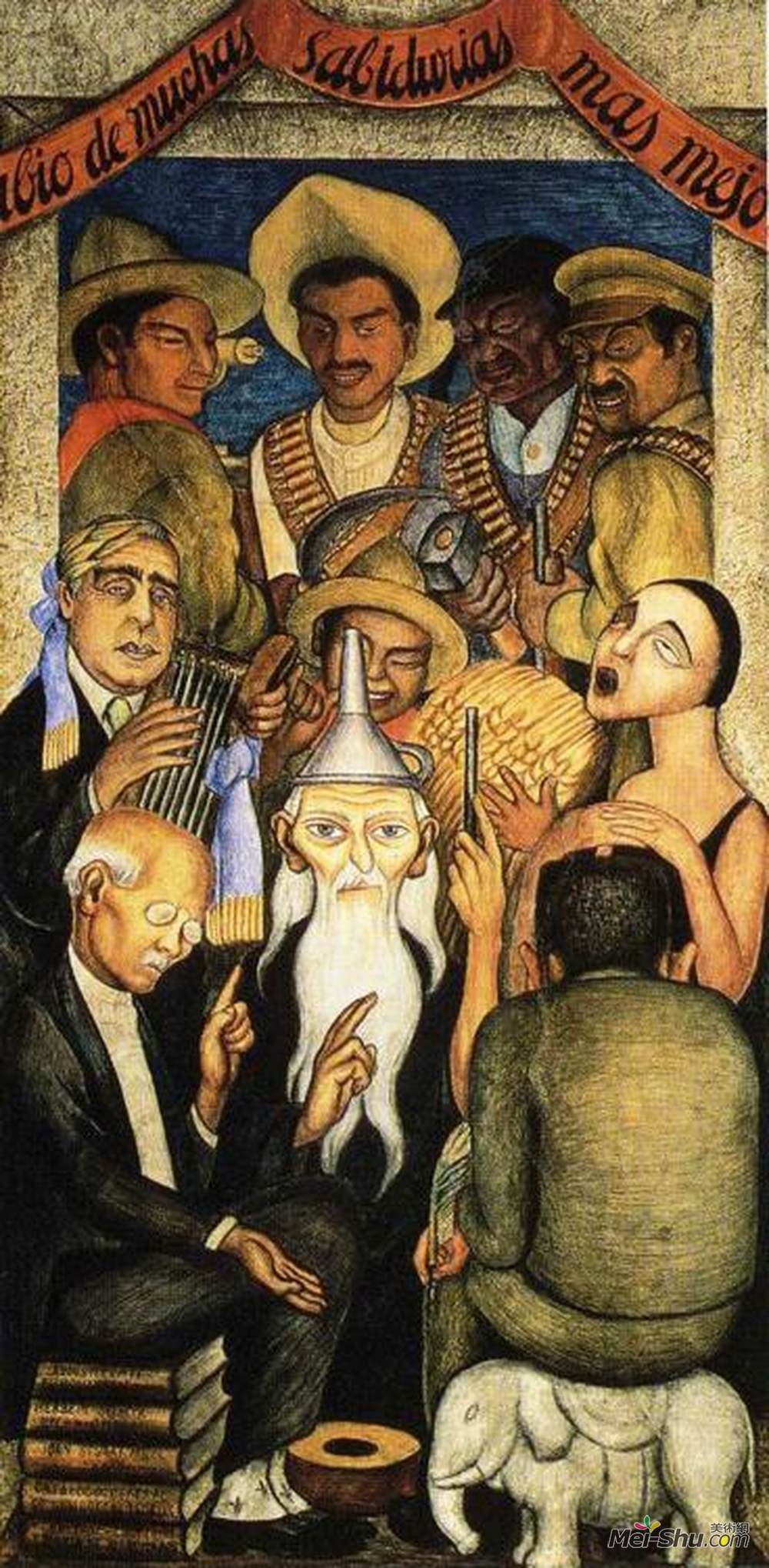 迭戈·里维拉(diego rivera)高清作品欣赏更多墨西哥艺术家更多壁画