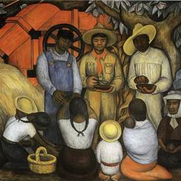 《革命胜利》迭戈·里维拉(Diego Rivera)高清作品欣赏