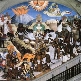 《古印度世界》迭戈·里维拉(Diego Rivera)高清作品欣赏