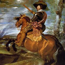 迭戈·德·席尔瓦·委拉斯开兹(Diego Velazquez)高清作品:Equestrian Portrait of Don Gaspar de GuzmanCount Duke of Oli