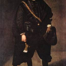 迭戈·德·席尔瓦·委拉斯开兹(Diego Velazquez)高清作品:Portrait of Infante Don Carlos