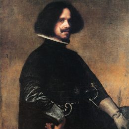 《自画像》迭戈·德·席尔瓦·委拉斯开兹(Diego Velazquez)高清作品欣赏