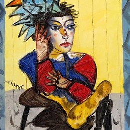 《坐在黑靴子里的女人》狄米特里斯·迈塔纳斯(Dimitris Mytaras)高清作品欣赏