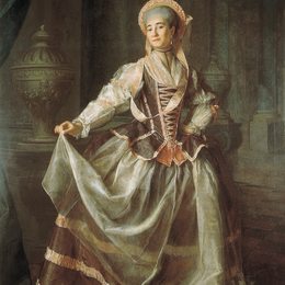 德米特里莱维茨基(Dmitry Levitzky)高清作品:Portrait of A. P. Levshina