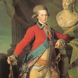 德米特里莱维茨基(Dmitry Levitzky)高清作品:Portrait of Alexander Lanskoy, Aide-de-camp to the Empress